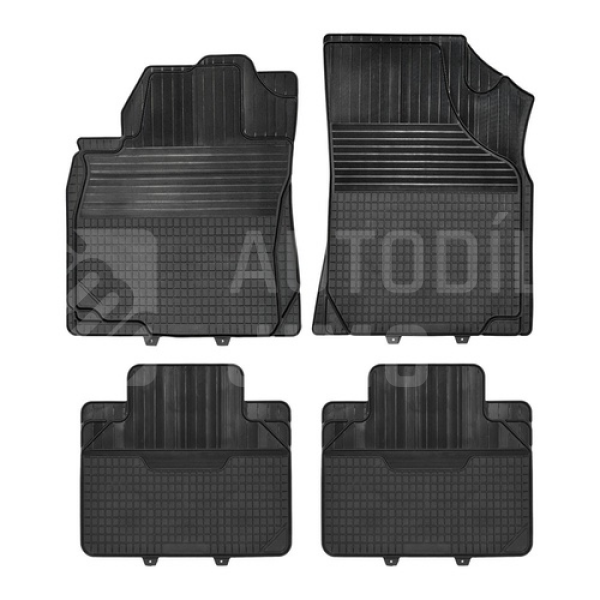 Gumové autokoberce sada 4ks UNI B Gumové autokoberce sada 4ks UNI B