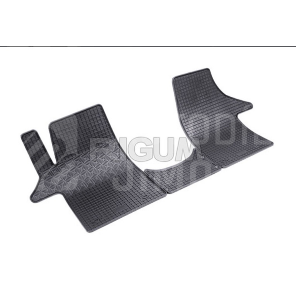 Gumové autokoberce VW T5 2003-2011, 2 + 3 místa Gumové autokoberce VW T5 2003-2011, 2 + 3 místa