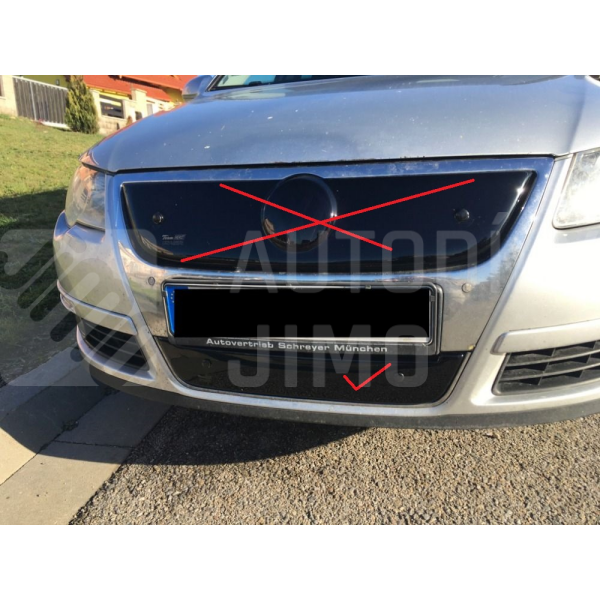 Heko Zimní clona chladiče VW Passat B6 05-10, kryt nárazníku