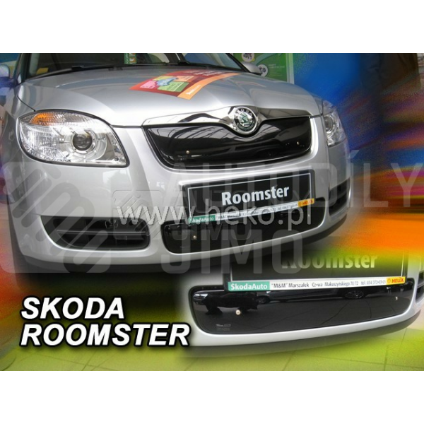 Heko Zimní clony chladiče Škoda Fabia II Roomster 07-10, kryt masky + nárazníku