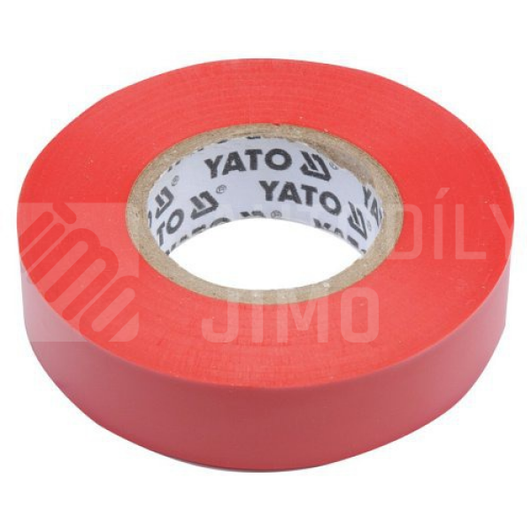 Izolační páska elektrikářská PVC 15mm / 20 m červená