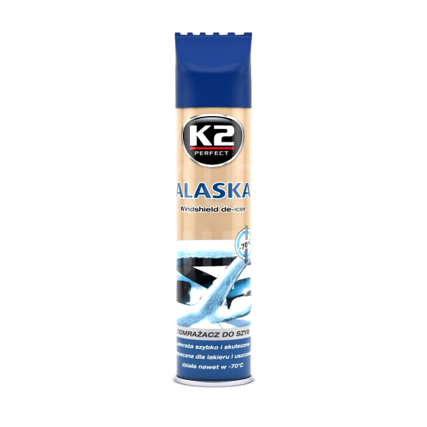 K2 ALASKA FOX 300 ml rozmrazovač skel se škrabkou