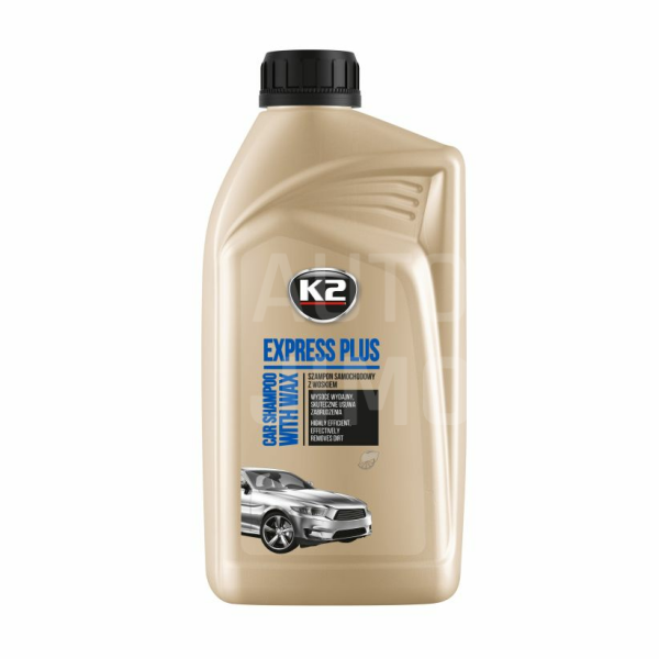 K2 EXPRESS PLUS 1L - autošampón s voskem Carnauba