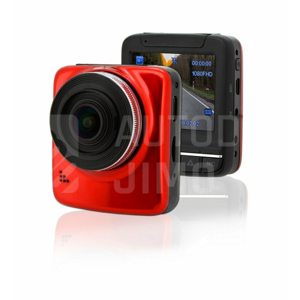 Kamera do auta Full HD 2,4" červená GPS