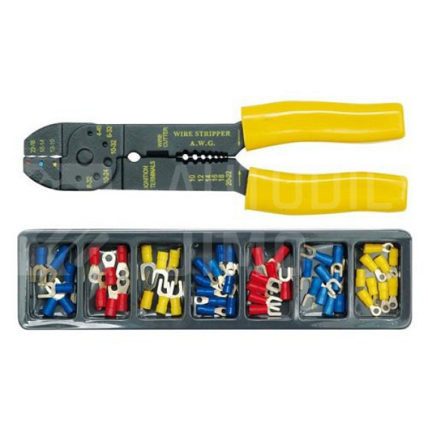 Kleště konektorové + konektory 100ks Kleště konektorové + konektory 100ks