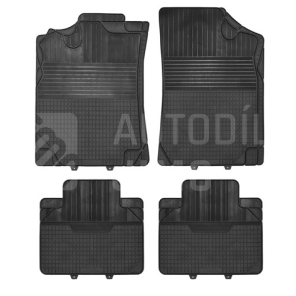 Koberce gumové sada 4ks UNI A Koberce gumové sada 4ks UNI A