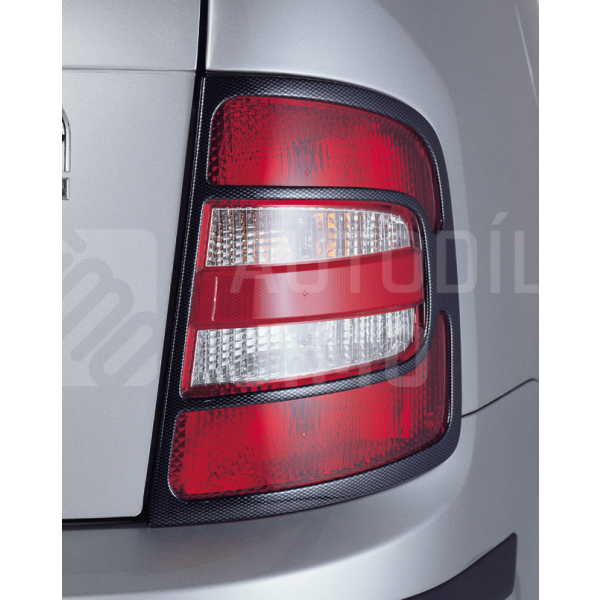 Kryty zadních světel Milotec (masky) - ABS karbon, Škoda Fabia Combi/Sedan 00-04 Kryty zadních světel Milotec (masky) - ABS karbon, Škoda Fabia Combi/Sedan 00-04