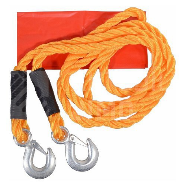 Lano tažné 3000kg s karabinami Lano tažné 3000kg s karabinami