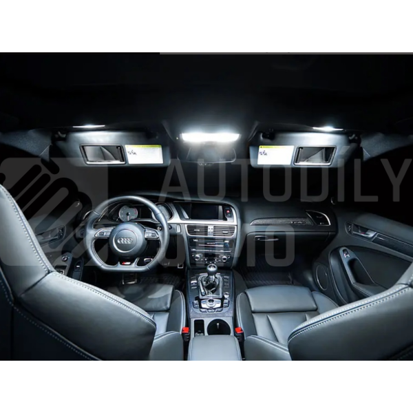 LED osvětlení interiéru Audi A4 B8 Avant LED osvětlení interiéru Audi A4 B8 Avant
