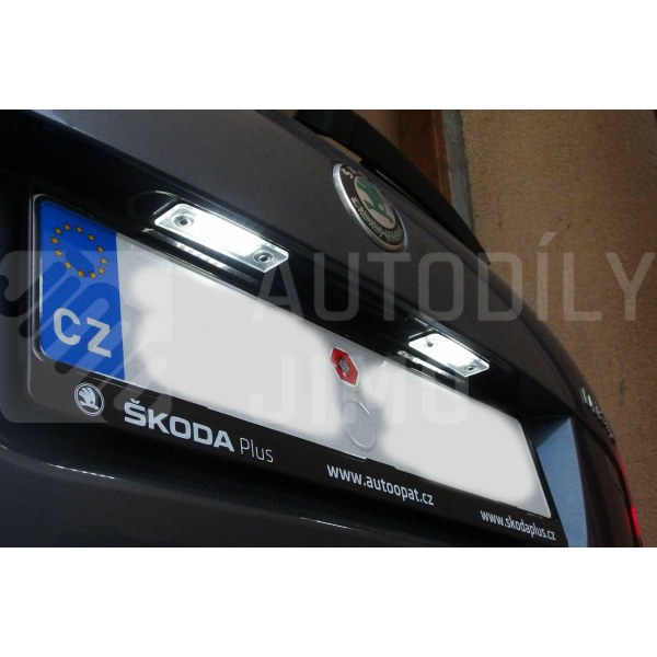 LED osvětlení SPZ Škoda Octavia II 09-13, Roomster Canbus LED osvětlení SPZ Škoda Octavia II 09-13, Roomster Canbus