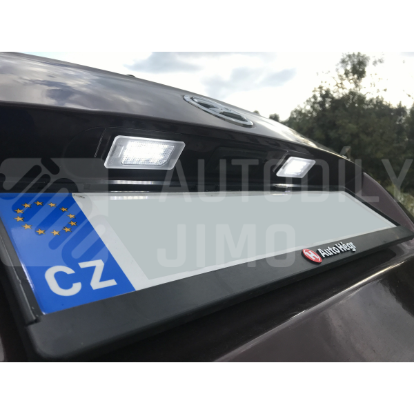 LED osvětlení SPZ Škoda Yeti, Superb Combi LED osvětlení SPZ Škoda Yeti, Superb Combi