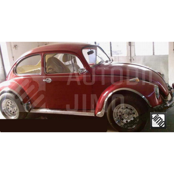 nerezové lemy VW Beetle-tři druhy povrchu