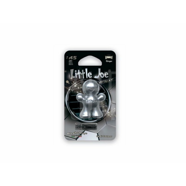 Little Joe 3D Metallic Ginger silver panáček do auta