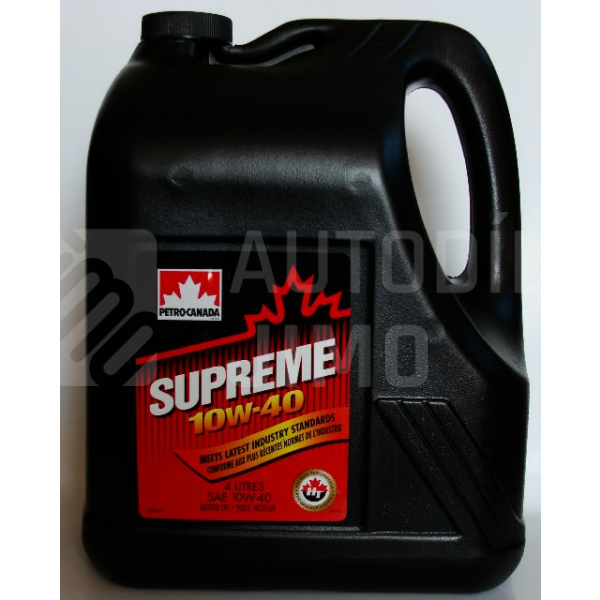 Motorový olej Petro-Canada Supreme SAE 10W-40 5L Motorový olej Petro-Canada Supreme SAE 10W-40 5L