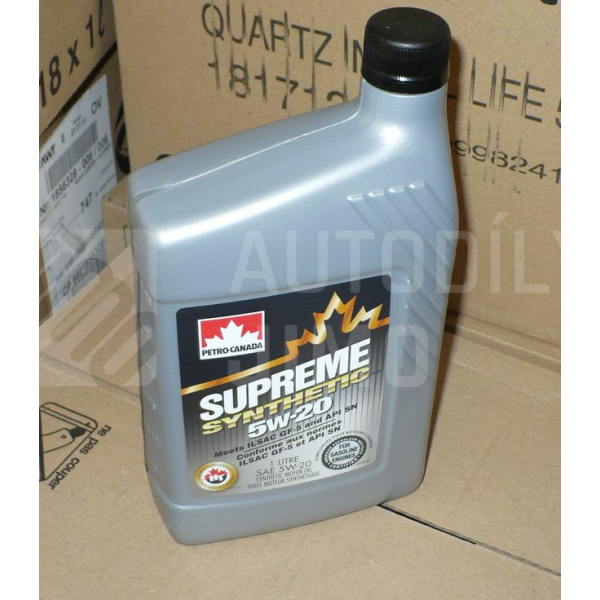 Motorový olej Petro-Canada Supreme Synthetic SAE 5W-20 1l