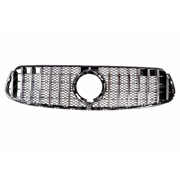 Panamericana Přední maska Mercedes Benz E W213 facelift 2020- stříbrná