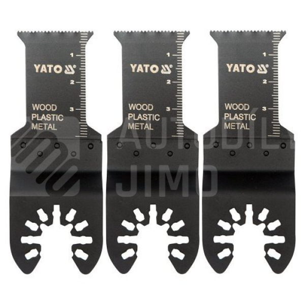 Pilový list na ponor. řezy BIM pro multifunkci, 28,5mm (dřevo,plast, kov), sada 3 ks Pilový list na ponor. řezy BIM pro multifunkci, 28,5mm (dřevo,plast, kov), sada 3 ks