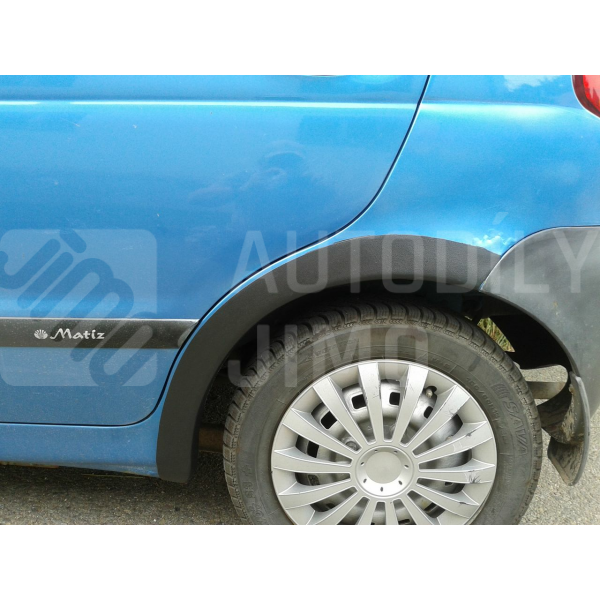 Plastové lemy blatníků Daewoo Matiz 1998-2005 Plastové lemy blatníků Daewoo Matiz 1998-2005