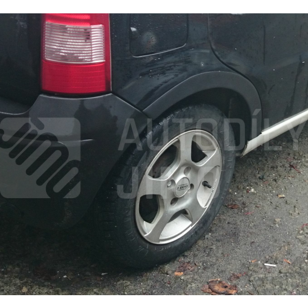 Plastové lemy blatníku Fiat Panda 2003-2010 - pravý zadní lem