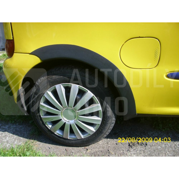 Plastové lemy blatníku Fiat Seicento 1998-2004