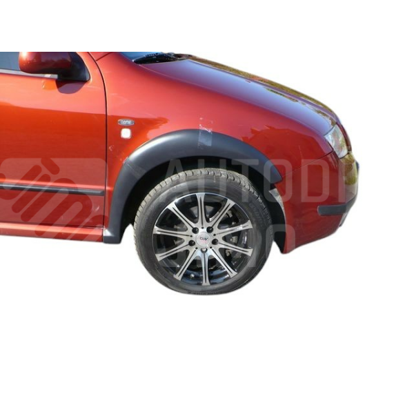 CZPlast Plastové lemy blatniku Škoda Fabia 1 1999-2007 ABS plast, UV stálý - sada 4ks CZPlast Plastové lemy blatniku Škoda Fabia 1 1999-2007 ABS plast, UV stálý - sada 4ks