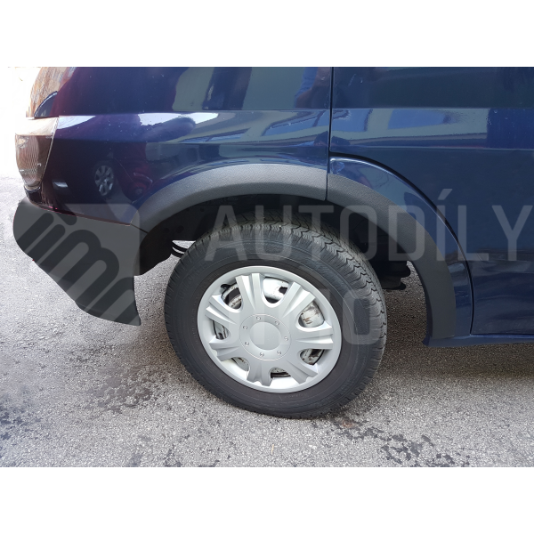Plastové lemy Ford Transit 6 2000-2006 jemný dezén přední náprava Plastové lemy Ford Transit 6 2000-2006 jemný dezén přední náprava