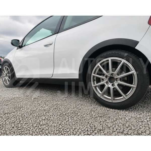 FenderPro Plastové prahy a lemy VW Golf 5 3dv.HB 2003-2012, ABS plast, UV stálý, sada 6ks