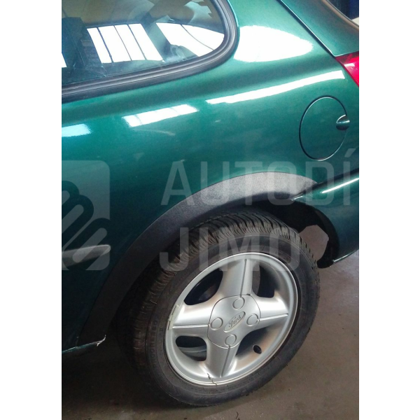 Plastové zadní lemy blatníku Ford Fiesta 1996-2001 3 dveřová