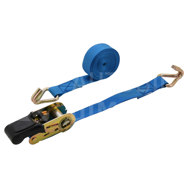 Popruh s ráčnou a háky 1ks 350daN 25mm x 5m TÜV