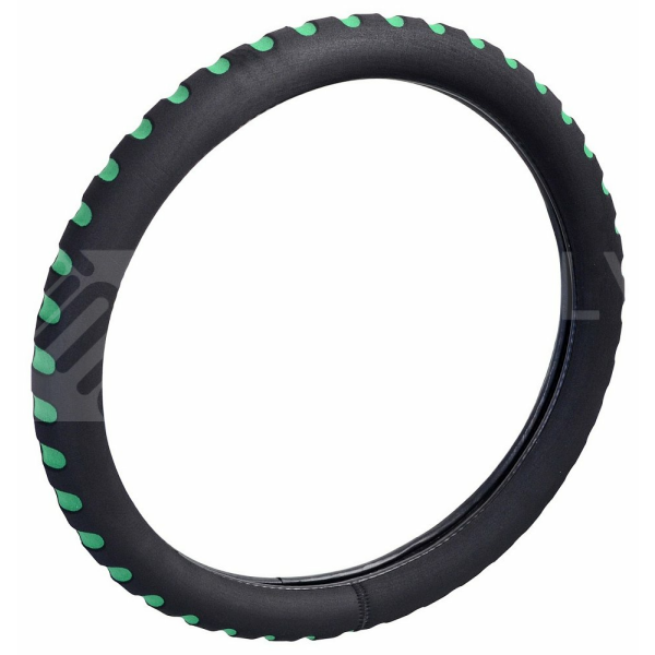 Potah volantu SOFT zelený