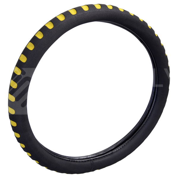 Potah volantu SOFT žlutý