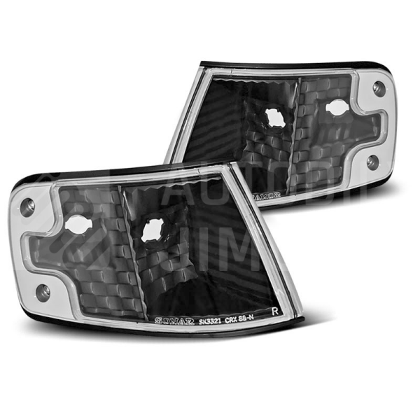 Přední blinkry, směrová světla Honda CRX 87-89 - černé Přední blinkry, směrová světla Honda CRX 87-89 - černé