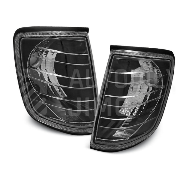 Přední blinkry směrová světla Mercedes W124 85-95 - černé