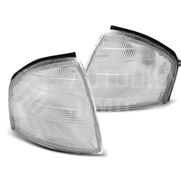 Přední blinkry, směrová světla Mercedes W202 C 93-00 - bílé