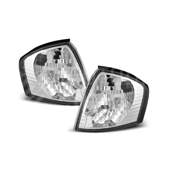 Přední blinkry, směrová světla Mercedes W202 C 93-00 - chromové