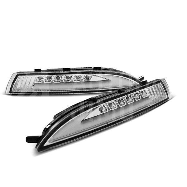 Přední blinkry, směrová světla VW Passat Scirocco 08-14, LED - chromové Přední blinkry, směrová světla VW Passat Scirocco 08-14, LED - chromové