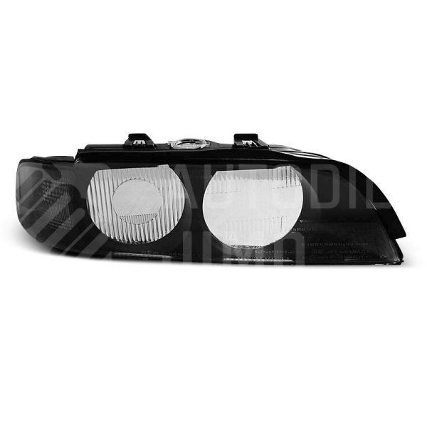 Přední kryty, obaly, skla světel, lamp BMW 5 E39 95-00 kouřové, xenon