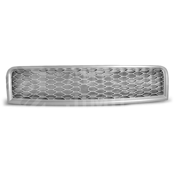 Přední maska Audi A4 B6 00-04 RS Style, matná stříbrná Přední maska Audi A4 B6 00-04 RS Style, matná stříbrná