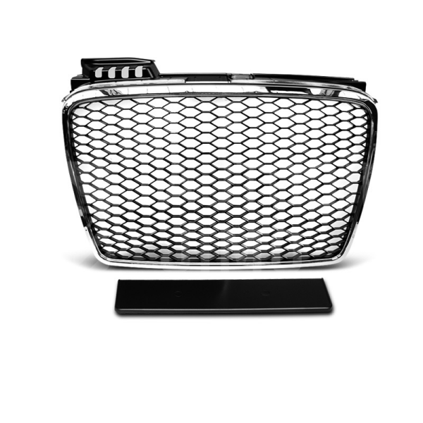 Přední maska Audi A4 B7 04-08 RS Style, chrom Přední maska Audi A4 B7 04-08 RS Style, chrom