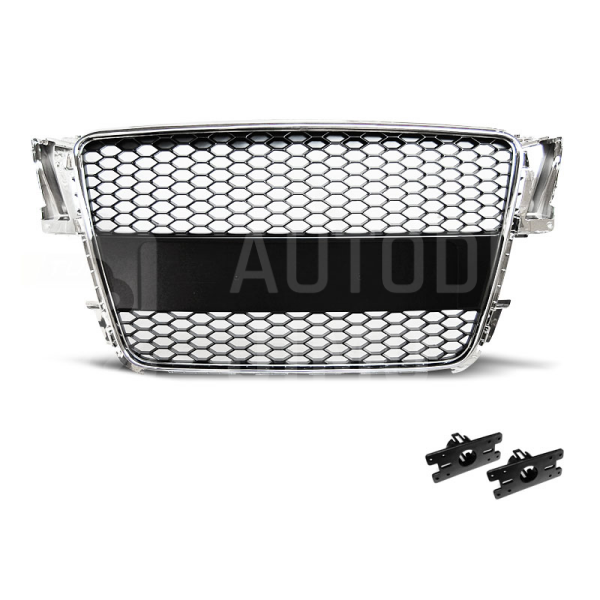 Přední maska Audi A5 07-11 RS Style, chrom