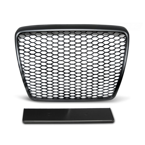 Přední maska Audi A6 C6 09-11 RS Style, černá Přední maska Audi A6 C6 09-11 RS Style, černá
