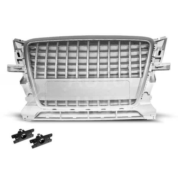 Přední maska Audi Q5 08-12 S-Line, stříbrná