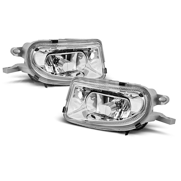Přední mlhová světla, mlhovky Mercedes W210, CLK, SLK, chromové Přední mlhová světla, mlhovky Mercedes W210, CLK, SLK, chromové