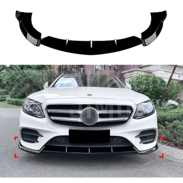 Spojler předního nárazníku Mercedes-Benz E-Class W213 AMG - čelní pohled