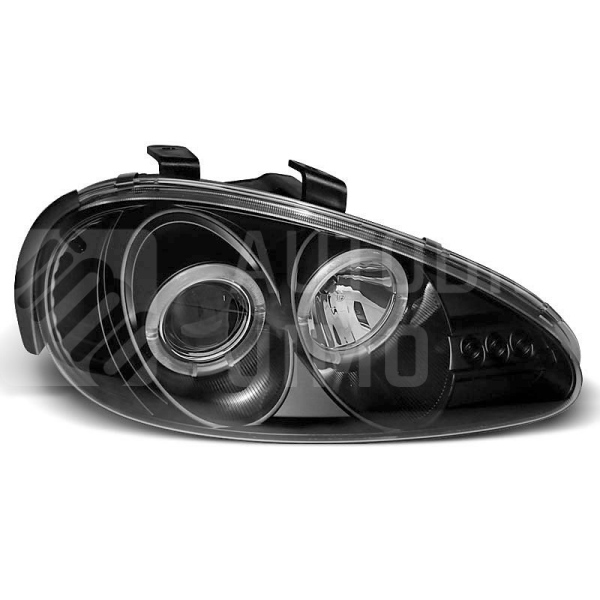 Přední světla Angel Eyes Mazda MX-3 91-98 černá