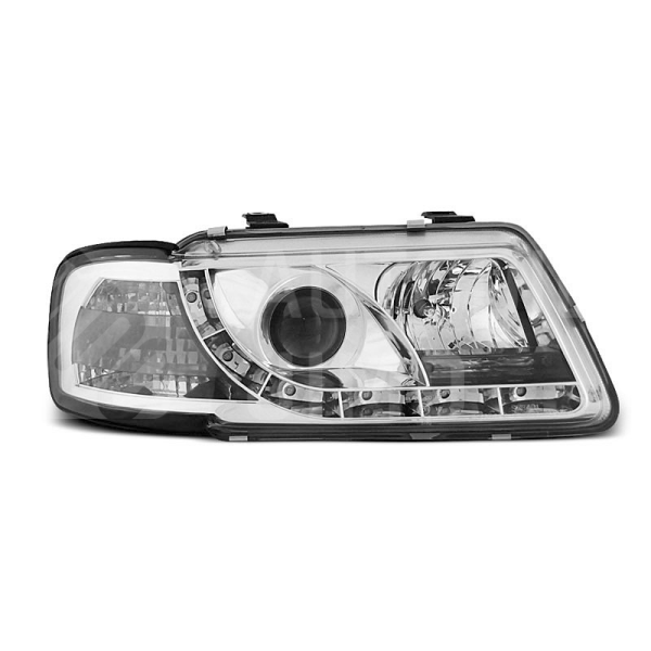 Přední světla AUDI A3 8L 96-00 - DAYLIGHT Chromová Přední světla AUDI A3 8L 96-00 - DAYLIGHT Chromová