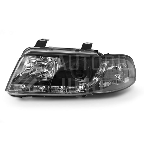 Přední světla AUDI A4 99-00 - DAYLIGHT Černá Přední světla AUDI A4 99-00 - DAYLIGHT Černá