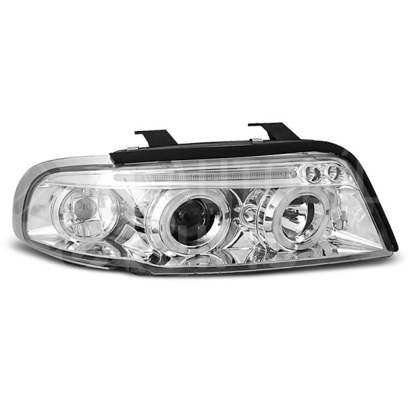 Přední světla AUDI A4 B5 94-12.98 - ANGEL EYES Chromová Přední světla AUDI A4 B5 94-12.98 - ANGEL EYES Chromová