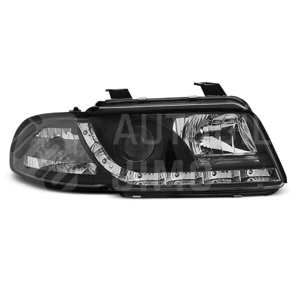 Přední světla AUDI A4 B5 94-98 - DAYLIGHT Černá Přední světla AUDI A4 B5 94-98 - DAYLIGHT Černá