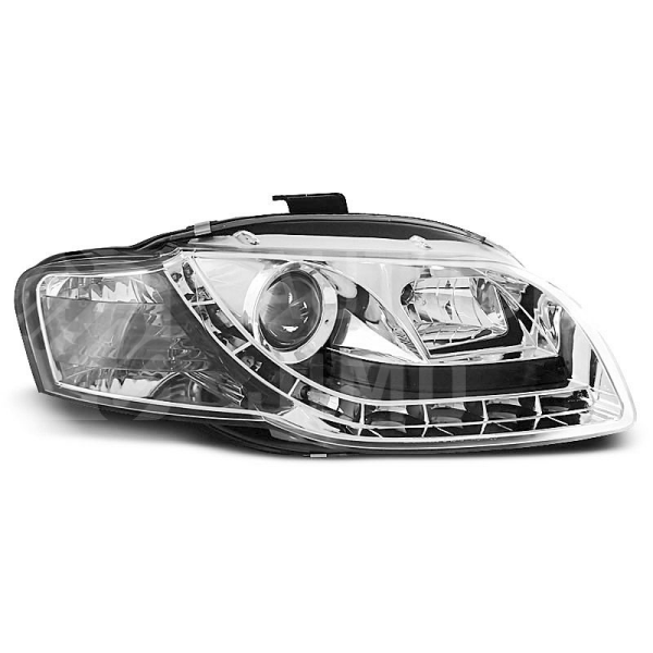 Přední světla AUDI A4 B7-DAYLIGHT Chromová Přední světla AUDI A4 B7-DAYLIGHT Chromová